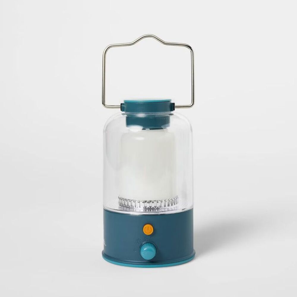 Embark - Rechargeable Large LED Portable Camp Lantern Teal  Blue